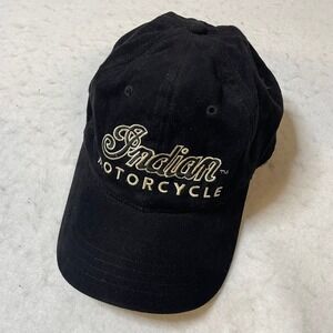 Indian Motorcycle‎ Black Embroidered Logo Baseball Cap One Size Fits All Canada